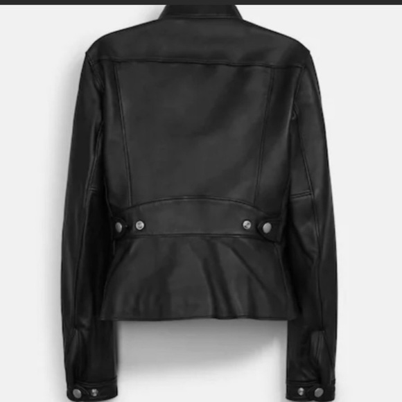 Coach 100% Leather Jacket for Women - Picture 16 of 16